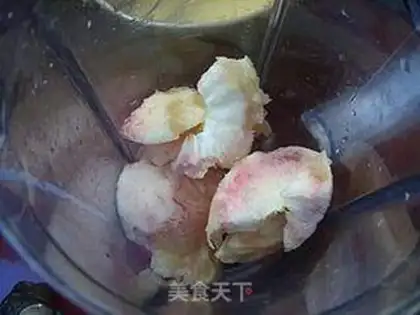 Make Peach ice cream step 3