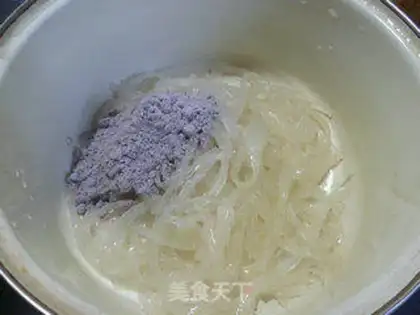Make Soy milk, black rice step 4