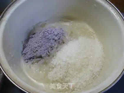 Make Soy milk, black rice step 5