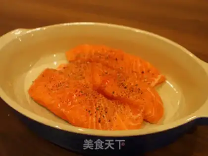 Make The oatmeal makes salmon step 0