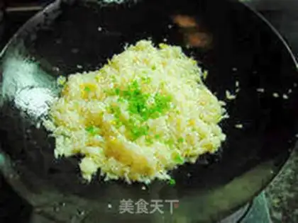Make Onion egg fried rice step 9