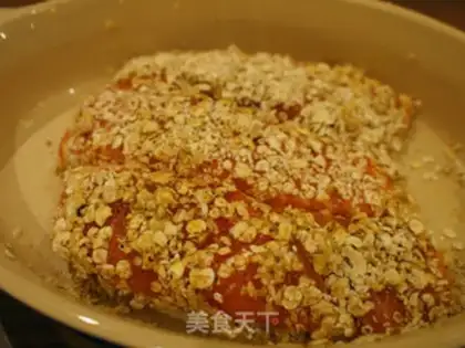 Make The oatmeal makes salmon step 1