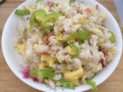 Make Squid bean rice step 3