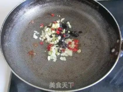 Make The soybeans burn fish step 4