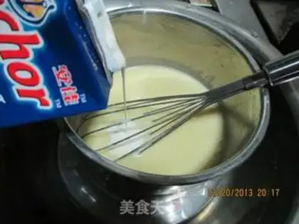 Make Milk and cocoa ice cream step 3