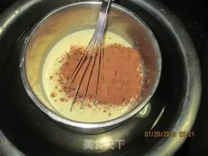 Make Milk and cocoa ice cream step 6