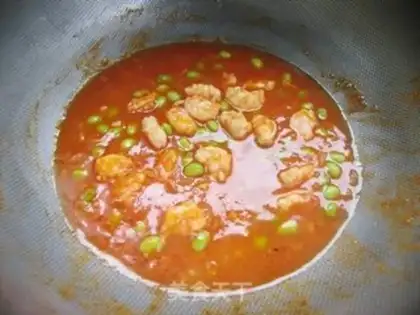 Make Cheese and shrimp rice step 5