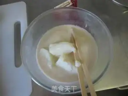 Make Cracker leather and fresh milk step 7
