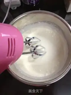 Make Orange mousse cake step 2