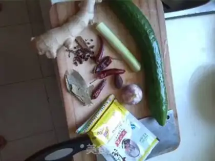 Make Spicy prawn plus cucumber step 3