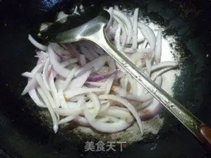 Make Onion egg noodles step 9