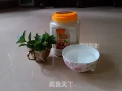 Make Fresh mint tea step 1