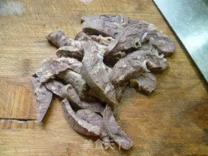 Make A fragrance of pig lungs step 2