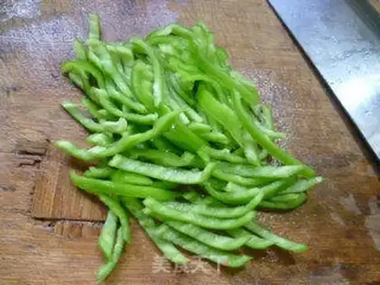 Make Sheeptails with green pepper step 2