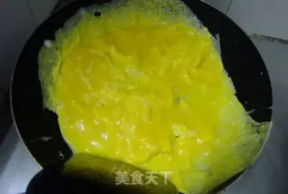 Make "Sliding" egg beef step 7