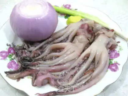 Make Tomato squid step 0