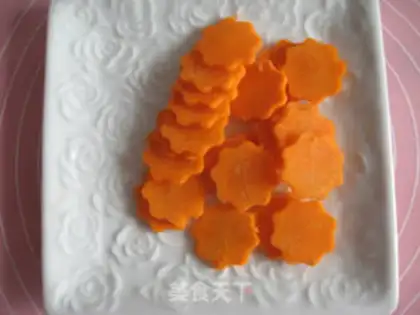Make Orchid with carrots step 1