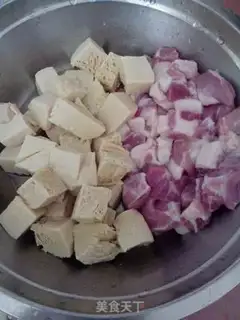 Make Frozen tofu meat step 0