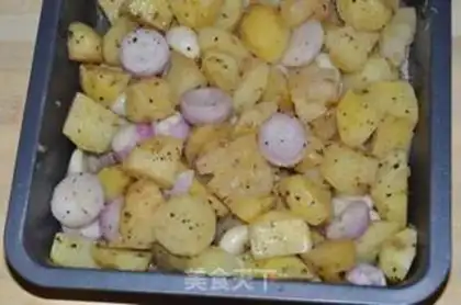 Make Garlic cream roasted potatoes step 5