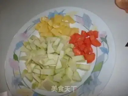 Make Vegetable salad step 1