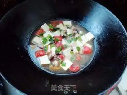 Make Three tofu soup step 6
