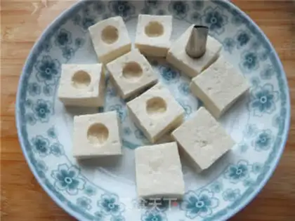 Make Rose tofu step 2