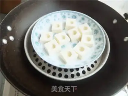 Make Rose tofu step 3
