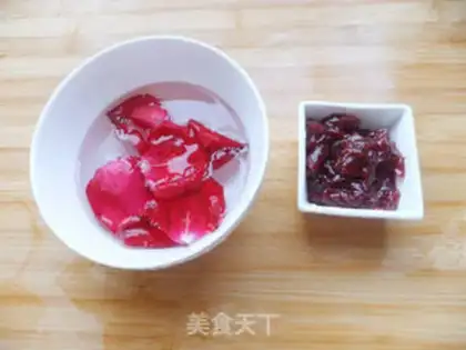 Make Rose tofu step 4