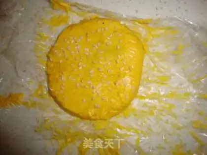 Make Pumpkin bean cake step 8