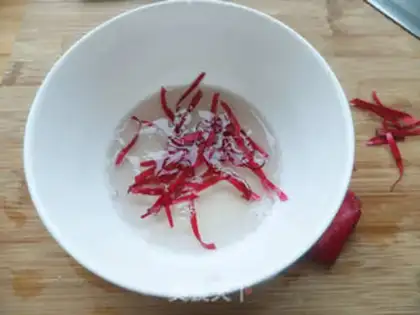 Make Rose tofu step 7