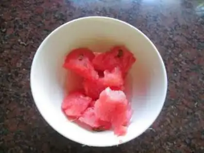 Make Watermelon cooler step 1