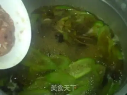 Make Tea, mushrooms, melon meatmeat step 15