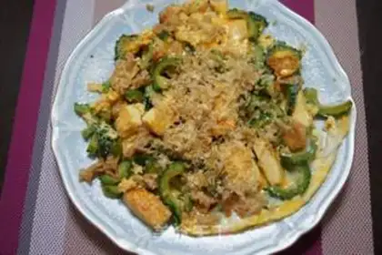 Make Eggs, tofu, tofu step 10
