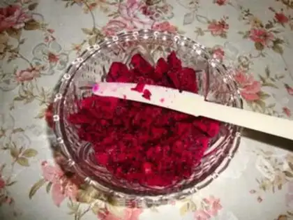 Make Chocolate fruit cake step 3