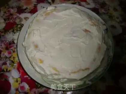 Make Chocolate fruit cake step 5