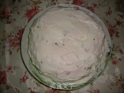 Make Chocolate fruit cake step 7