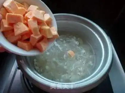 Make Silver-eared rice and sweet potatoes step 3