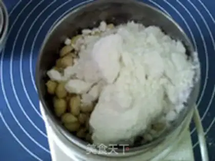 Make Almond peanut souffle step 1