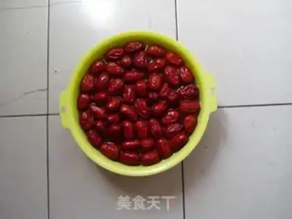 Make The red dates are soft step 1