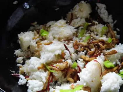 Make Spicy meat rice step 7