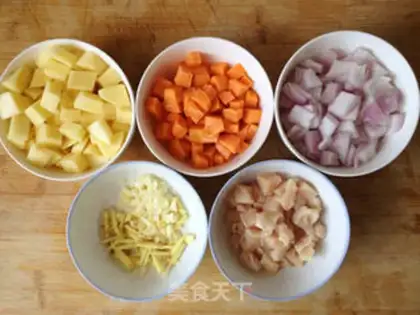 Make Japanese curry step 0