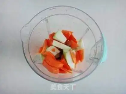Make Carrot apple juice step 2
