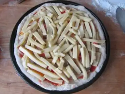 Make Carpentry shrimp pizza step 11