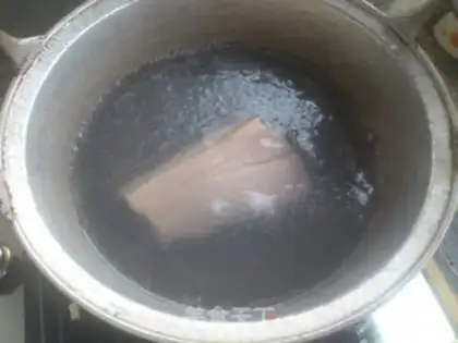 Make Garlic white meat step 1