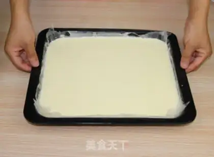 Make Colored Cake roll step 30
