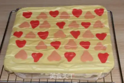 Make Colored Cake roll step 32