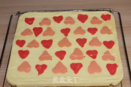Make Colored Cake roll step 34