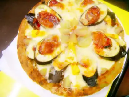 Make potato bottom pizza step 12