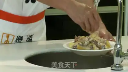 Make The radish chicken step 2