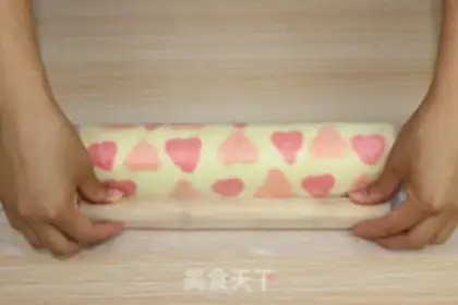Make Colored Cake roll step 43